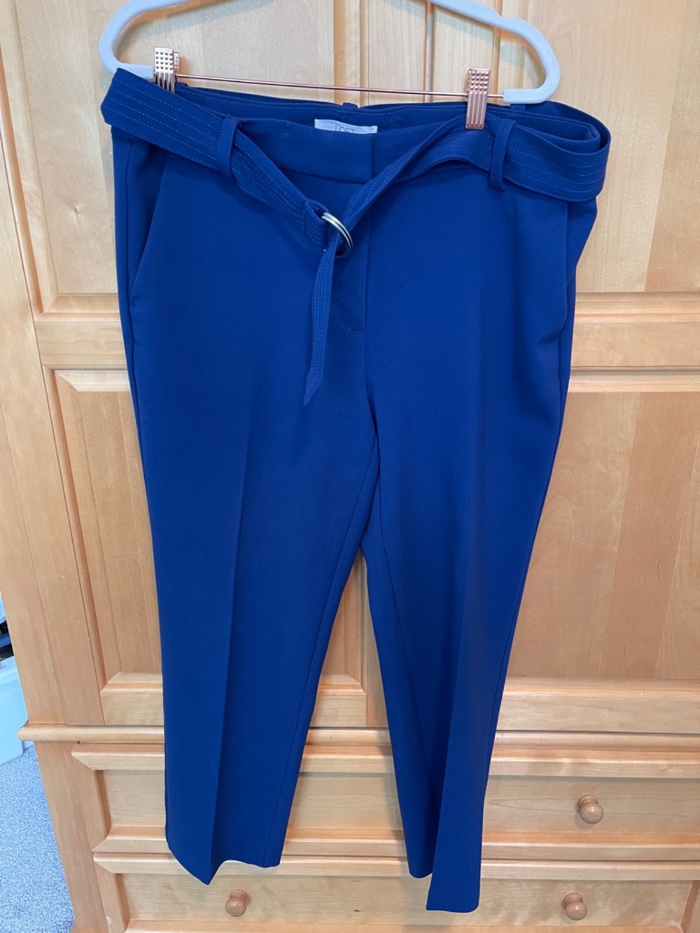 LOFT Riviera Slim Pants in Cobalt Blue